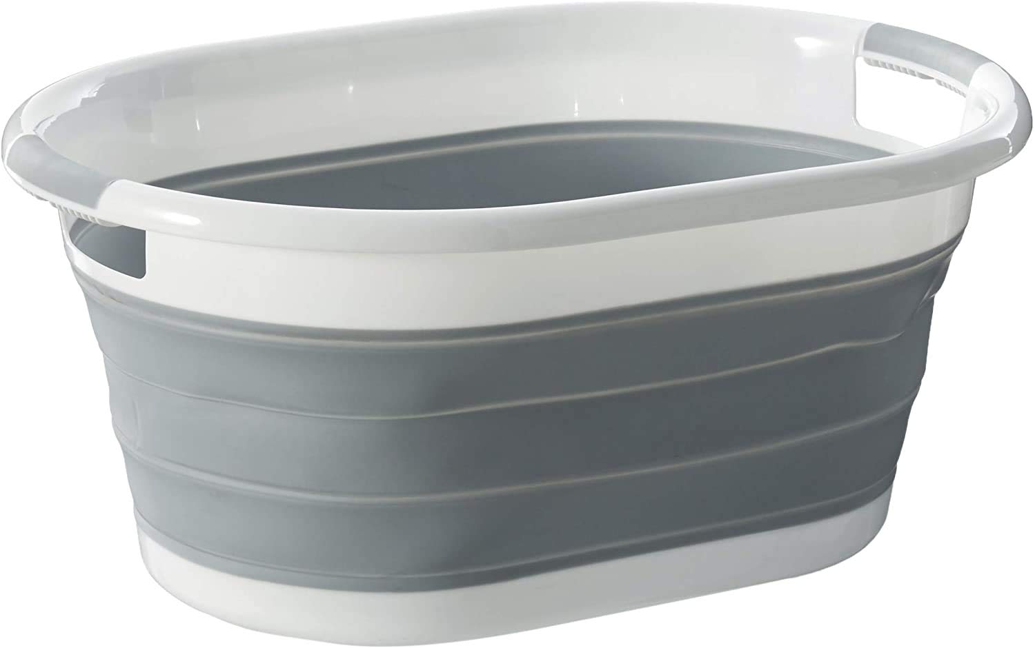 Buy VIROSA Oval Collapsible Laundry Basket Foldable Storage Container