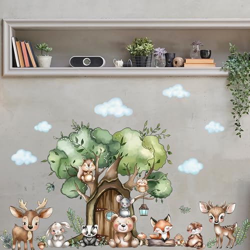 Vinilo decorativo animal Jungla para habitación de niños miniatura 5