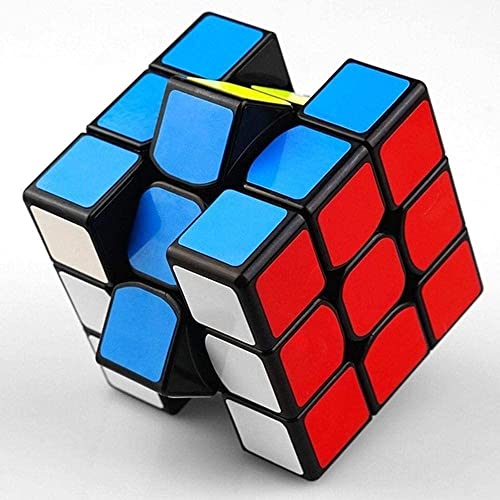 Image of 3x3 Puzzle Cube Game Toy High Speed Stickerless Magic Speedy Stress Buster Brainstorming Multicolor Problem Solving Fast and Smooth Turning Puzzle Game Toy for Adults & Kids (Pack of 1)