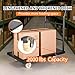 Flatbed Platform Cart 2000LB Industrial Dolly Heavy Duty 36” x 24” Platform Hand Push Truck Super Heavy Duty Flatbed Cart 4'' Swivel Wheels with Lock for Groceries, Garage, Warehouse
