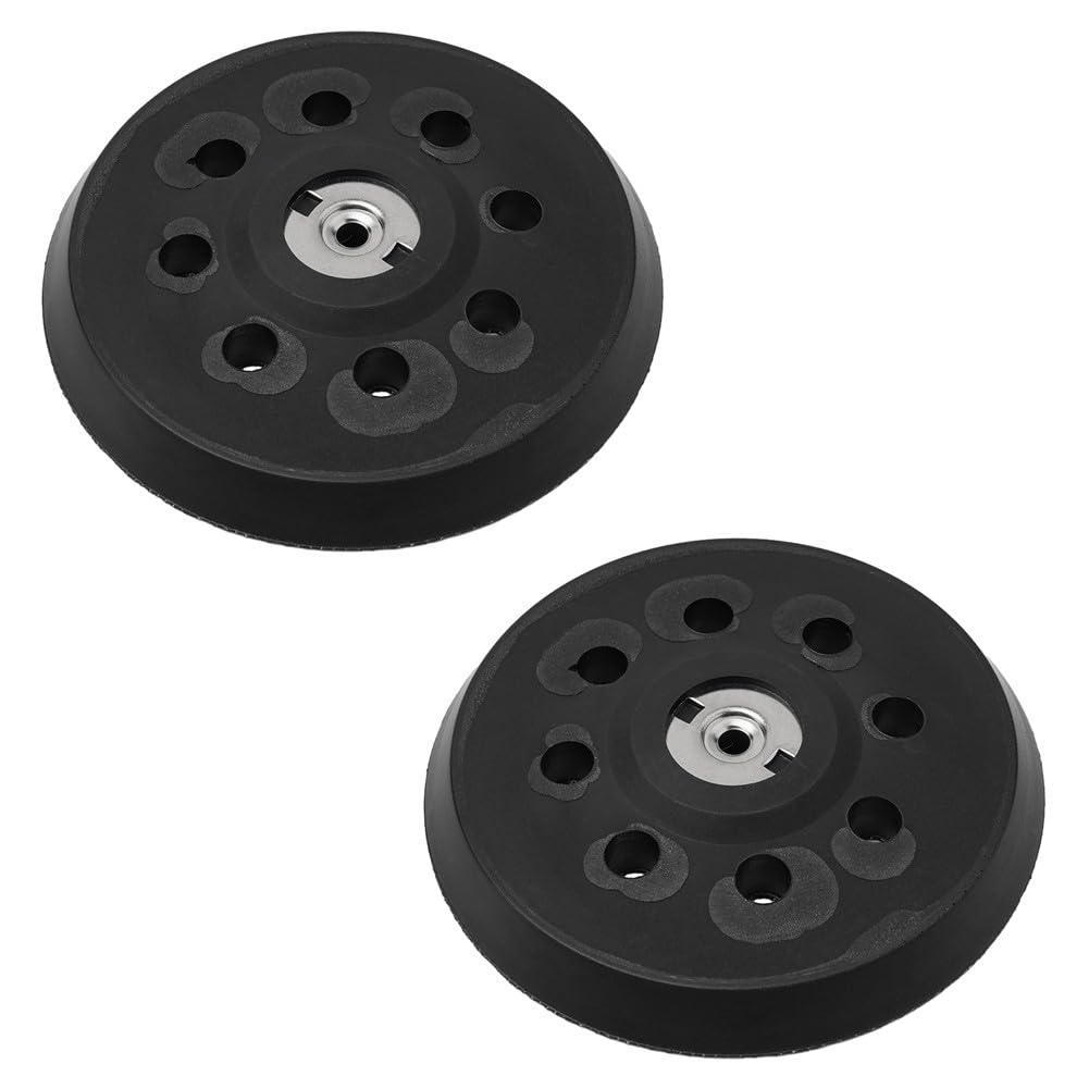 Whychstore Lot de 2 patins de ponçage 125 mm 8 trous pour ponceuses Metabo SXE 325 Intec 425