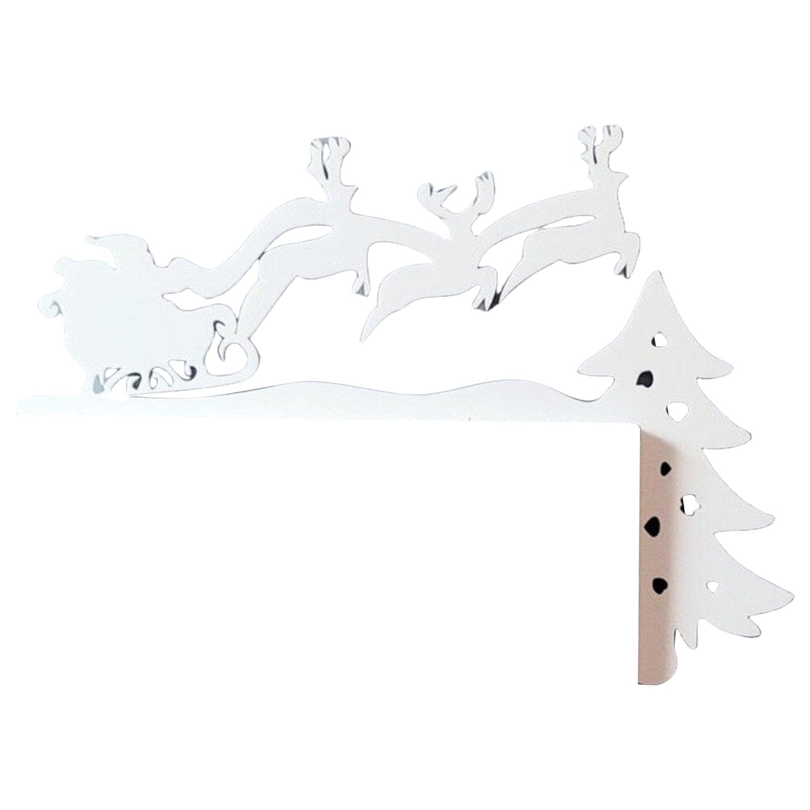 Kalttoy A06 Metal Door Corner Toppers Adornment Hand Painted Door Frame Sign Decoration Colorful Festives Window Embellishment Christmas Toppers
