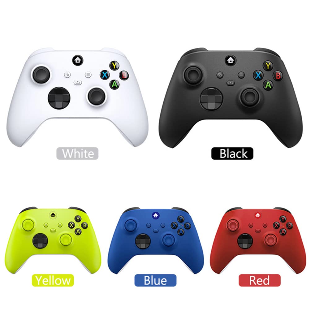 LiLiTok Gampad Controller per Xbox Serise X/S Wireless Controller, Antiscivolo Rocker Gaming Maniglia con 2.4G Adpater per PC Gaming Accessori (giallo)