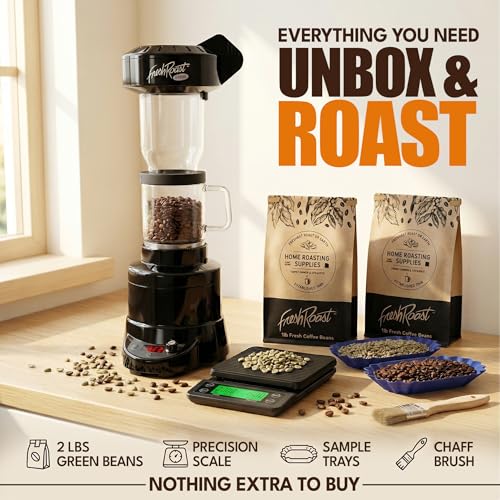 SR540 Roaster café con tubo, balanza y café verde miniatura 7