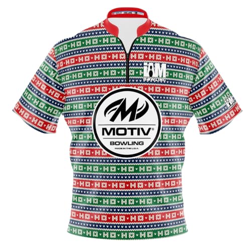 Logo Infusion Dye-Sublimated Bowling Jersey (Sash Collar) - I AM Bowling Fun Design 2060-MT - Motiv - Christmas (X-Small) Multicolored