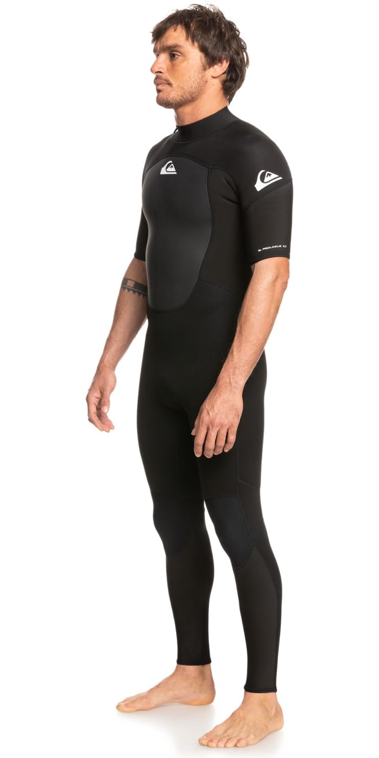 Quiksilver 2/2mm Prologue Traje de Surf Manga Corta Cremallera Espalda Hombre