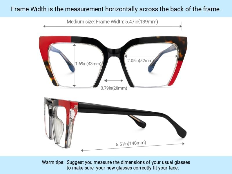 VOOGLAM Square Blue Light Glasses for Women Men Anti Eyestrain Dry Eyes Computer Phone TV Eyewear Danyale - Image 5