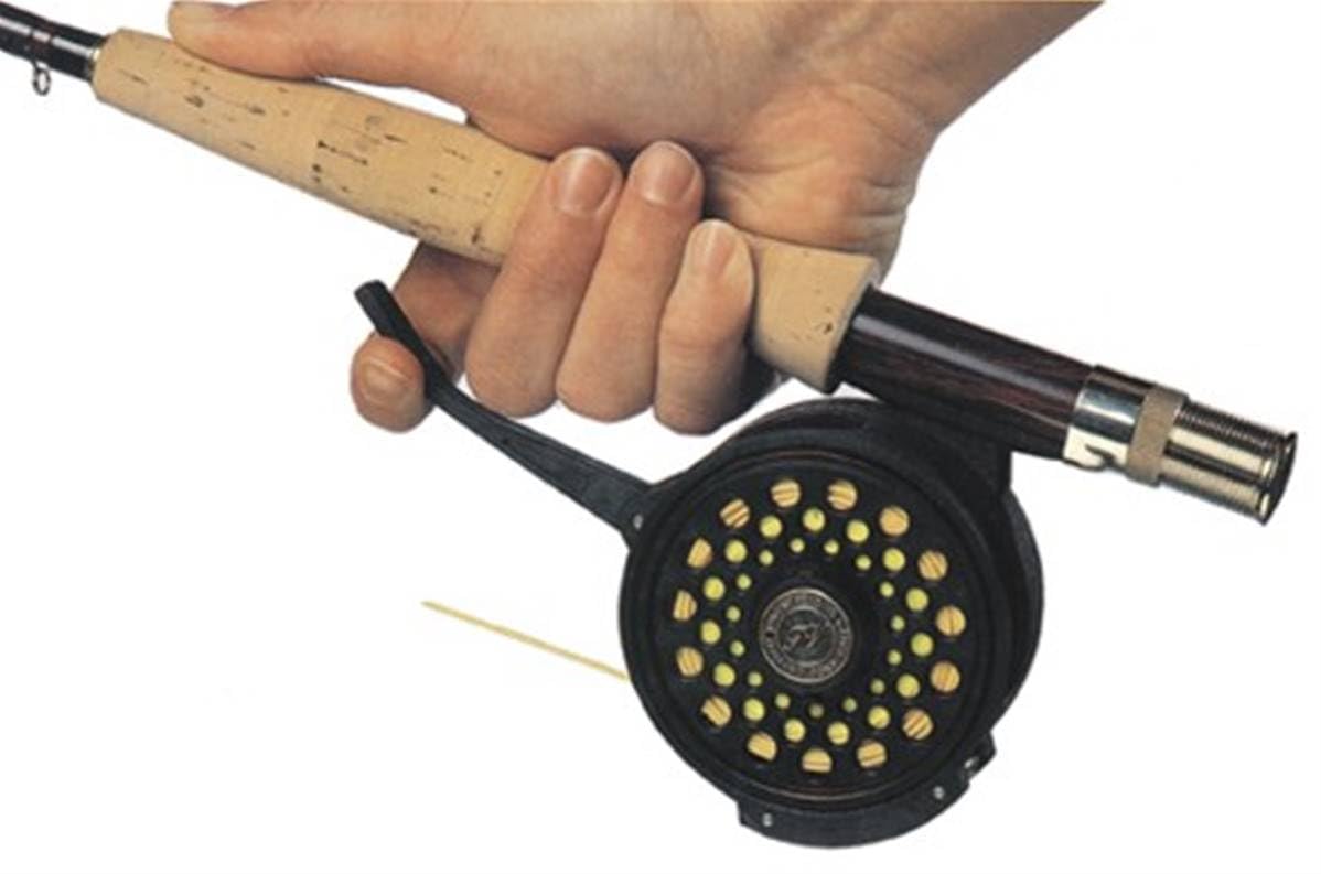 Carrete DE Mosca SEMIAUTOMATICO [Pack con Llave Allen + Tornillo ATACAÑAS DE Repuesto + 20 Bolas Cabeza de tungsteno Plus Cobre 2,8 mm]