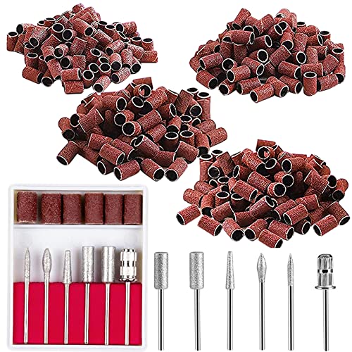 GZLFH, punte per fresa per unghie, 6 pezzi e