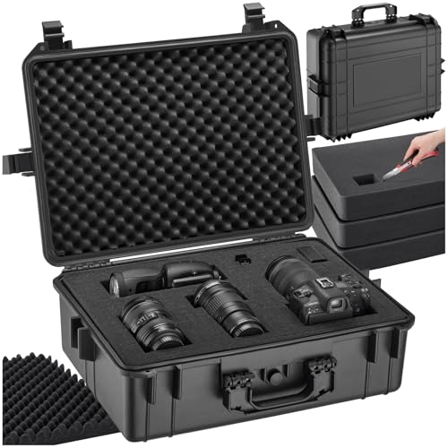 TecTake Malette de protection avec inserts mousse
