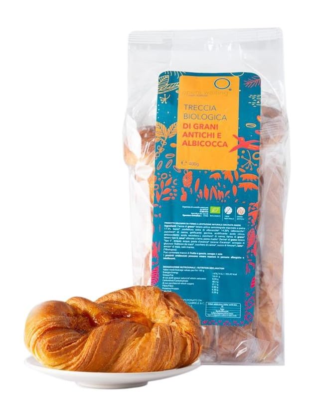Trecce all’albicocca con grani antichi BIO