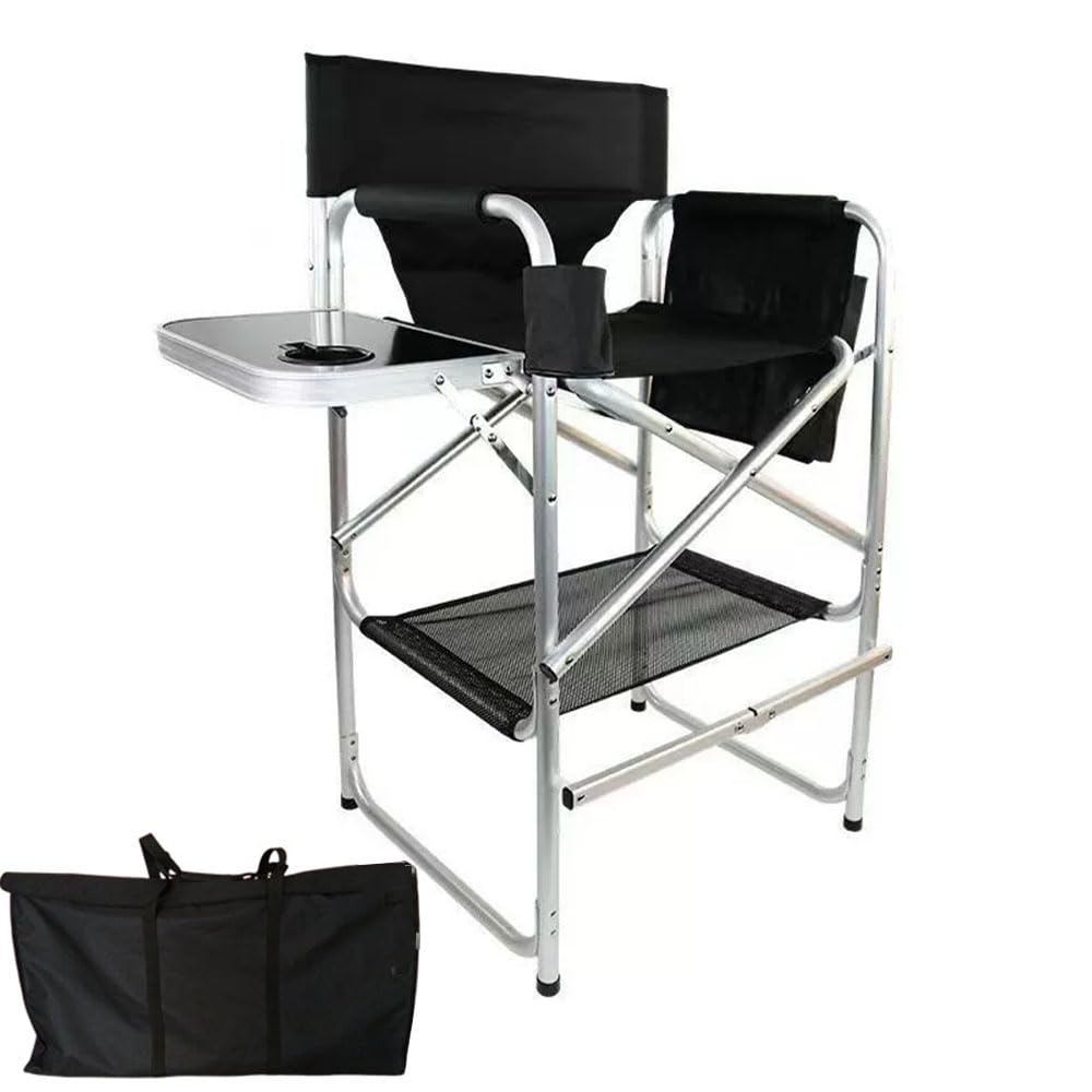 Chaise de directeur pliante en aluminium avec sac de rangement inclus