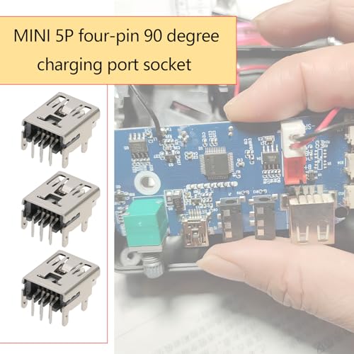 Puerto de carga Mini USB 5 pines conector x5 miniatura 2