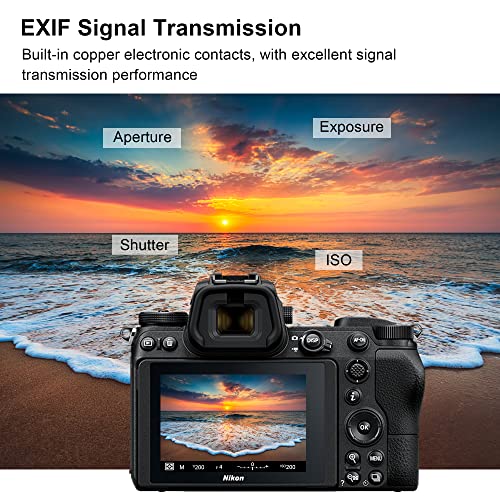 VILTROX NF-Z Auto Focus Lens Mount Adapter Compatible with Nikon F-Mount Lens to Nikon Z-Mount Mirrorless Camera Z5 Z50 Z30 Z6 Z6II Z7 Z7II Zfc Support EXIF Transmission USB Firmware Upgrade - Image 4