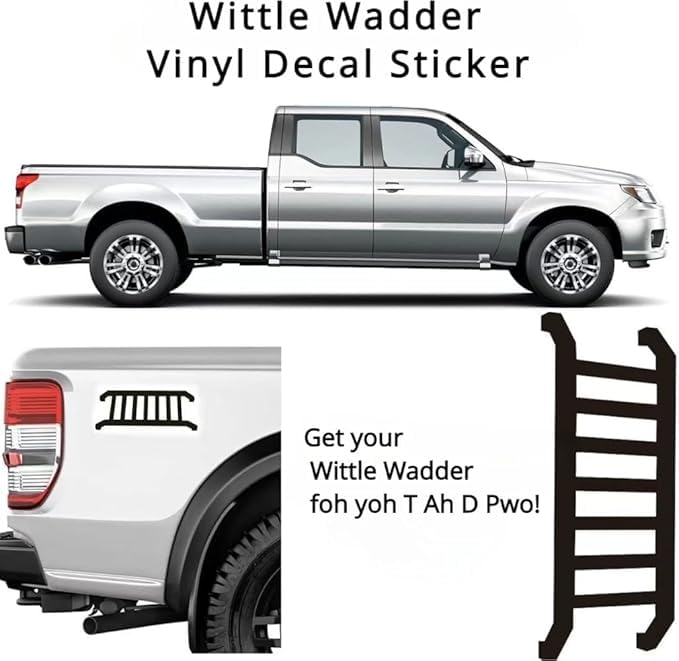 Image of Generic Widdle Wadder Ladder(2PCS),Little Ladder Magnet for car,Mount to Multiple Surfaces,Suitable for Refrigerators, Cars, Etc Black
