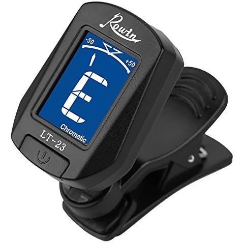 Rowin LT-23 Mini Clip On Tuner Digital Tuner For Guitar Bass Ukulele Chromatic Violin Cover