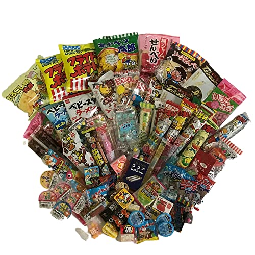 駄菓子 80個 詰め合わせ （お裾分けバック付き） お正月 節分 バレンタイン ひな祭り イースター こどもの日 七夕 お盆 ハロウィン 七五三 クリスマスのサムネイル