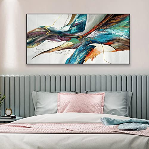 Pósteres de lienzo para sala de estar con texturas brillantes, decoración elegante de pared