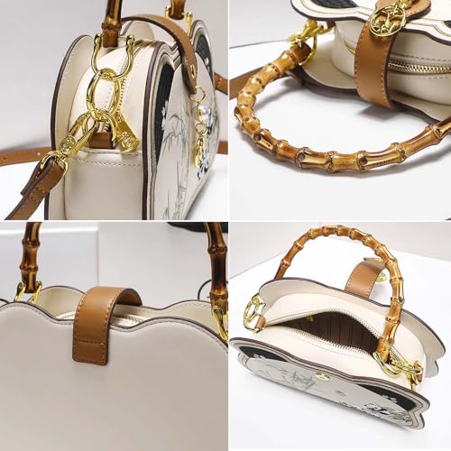 New Chinese Embroidered Bamboo Knot Handbag Style Panda Crossbody Bag Fashion Shoulder Bag4