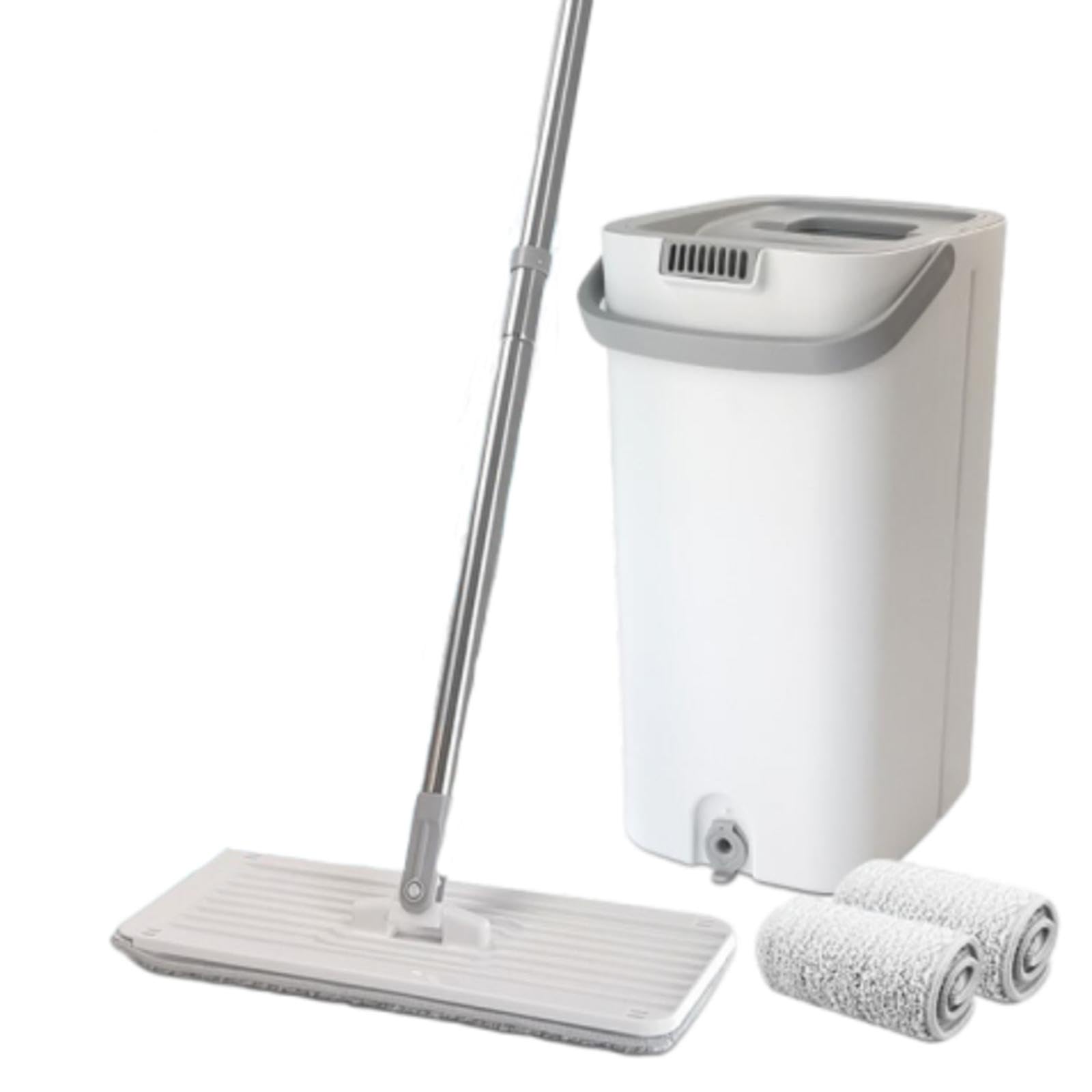 Zestaw Mopa I Wiaderka Zestaw Mopa Podłogowego I Wiader, 360° Flat Squeeze Mop Z Mikrofibry Do Czyszczenia Płytek Podłogowych W Domu Wiadra Do Czyszczenia Na Sucho Na Mokro