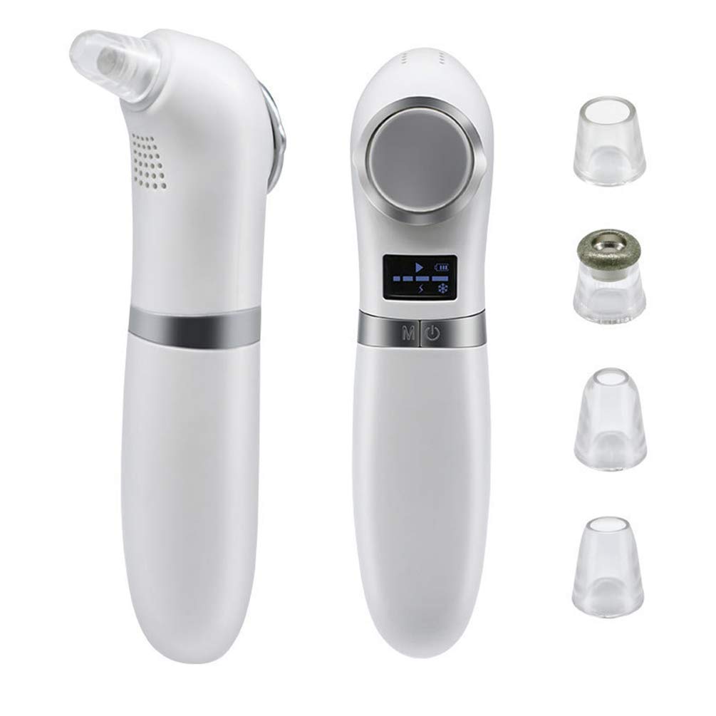 ELQ Blackhead Remover Vacuum Pore Cleaner Kit D'extracteur D'acné Électrique Microdermabrasion Beauty Device avec Affichage LED pour Femmes Et Hommes Traitement De La Peau du Visage