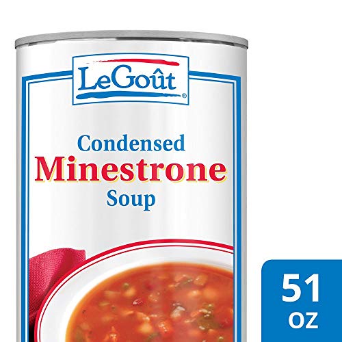 Legout Minestrone Condensed Canned Soup, 0G Trans Fat, 51 Oz, Pack Of 12 #TOP1