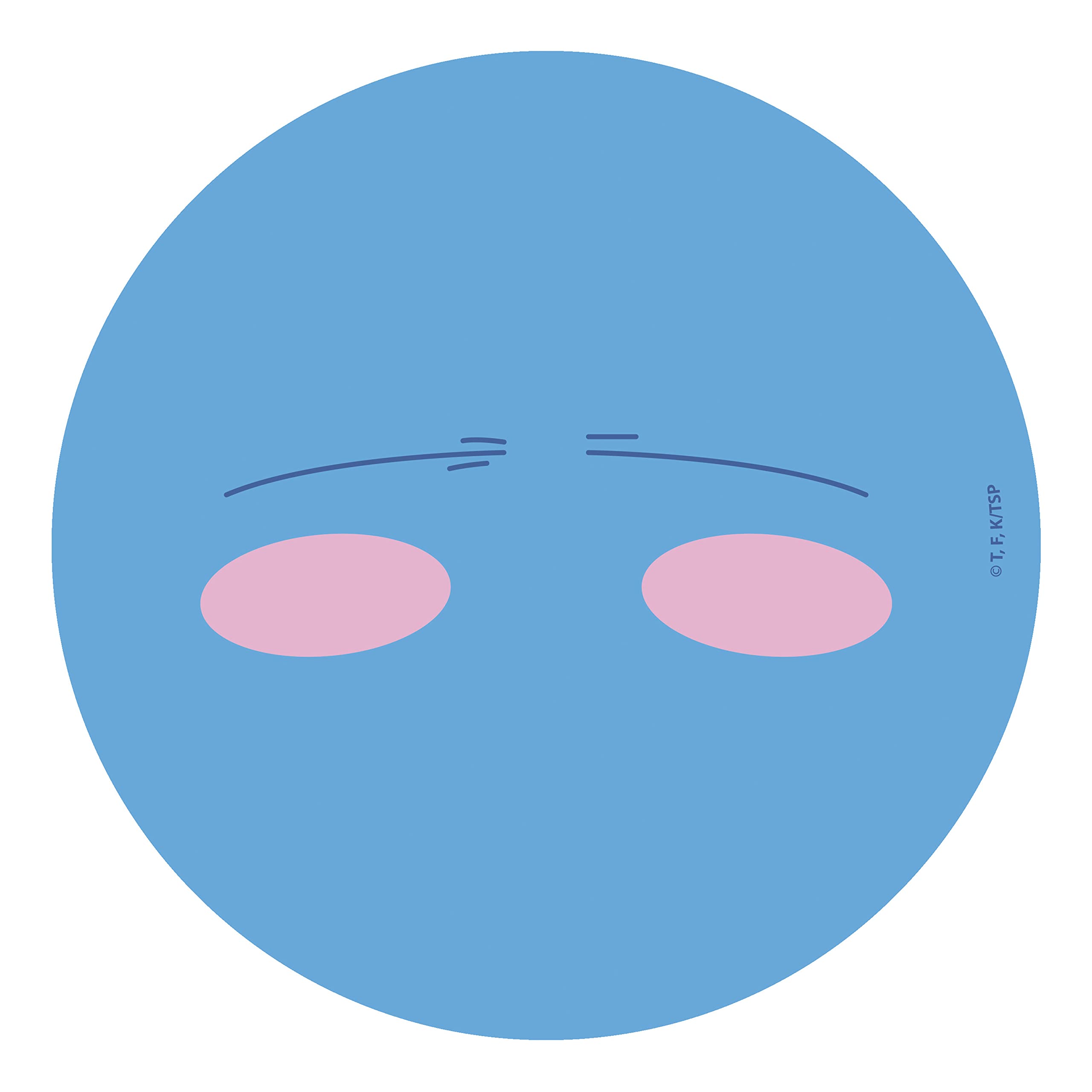 ABYSTYLE That Time I Got Reincarnated as a Slime Rimuru Mousepad 9" Across Round Mouse Pad Precision Speed and Non-Slip Rubber Base Anime Manga Office Desktop Accessories Gift