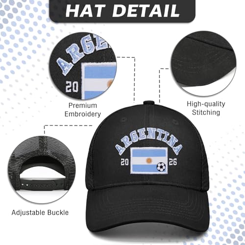 Image of Adjustable State Flag Trucker Hat Mesh Baseball Cap with Embroidered Patch for Men Women
