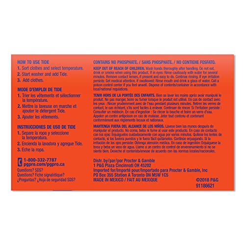 Image of P&G Tide Powder Vending Laundry Detergent - 1 Use -(1 CASE)