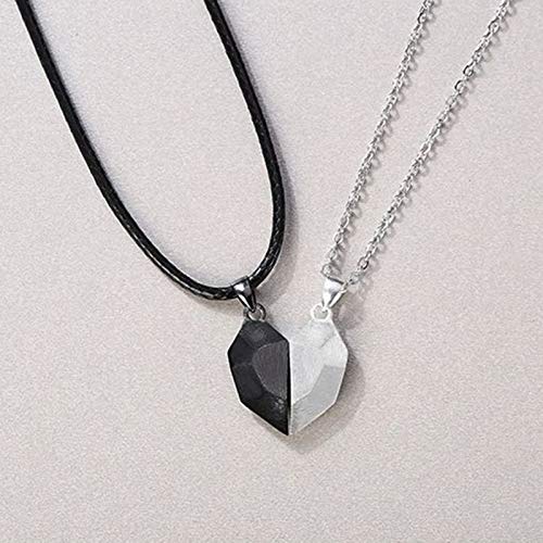 JENPECH Colar com pingente de strass corrente de clavícula, joias unissex fashion design em formato