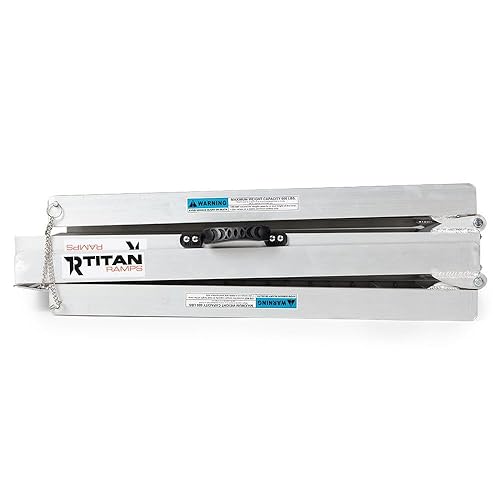 Miniatura 4 de Titan Ramps Rampa para silla de ruedas de aluminio multiplegable de 7' - Capacidad de 600 lb