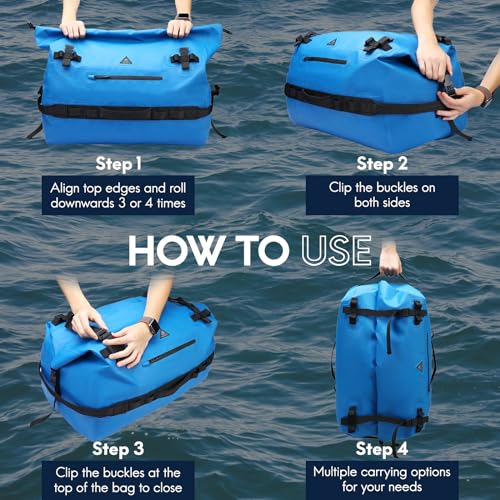 Mochila estanca de 60 litros para tus rutas de paddle surf y SUP este verano 7