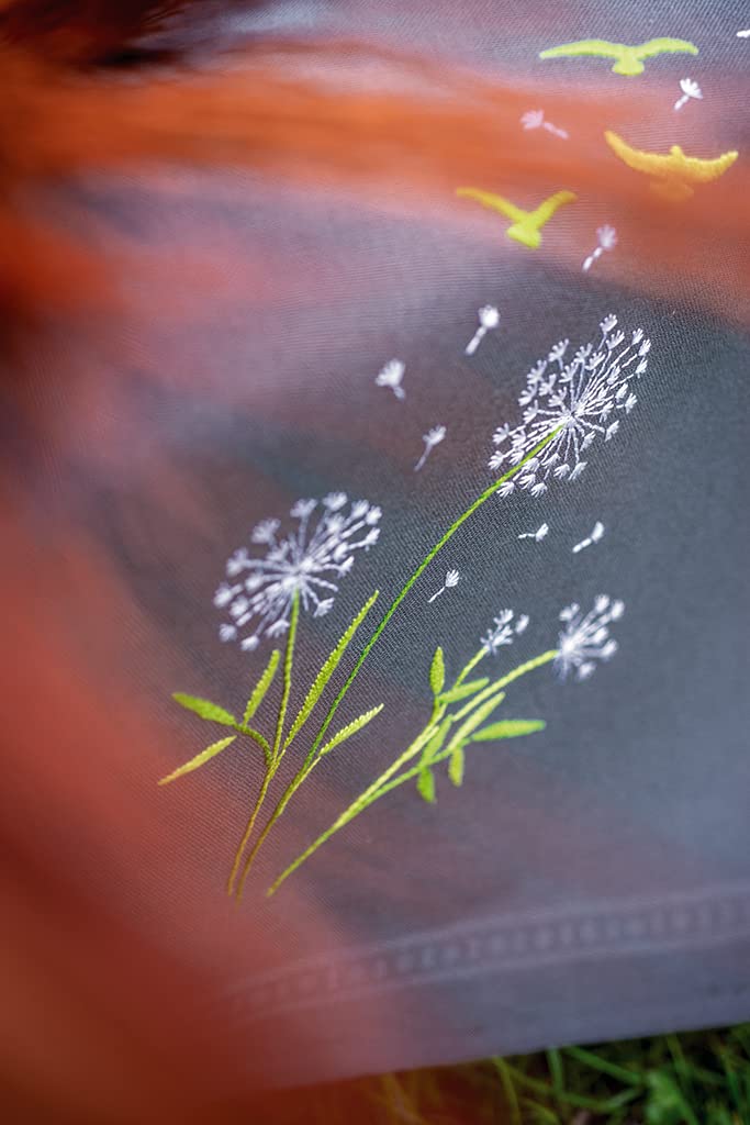 VERVACO Stickdecke Frühling Blumen – 80x80 Cm, Kreuzstich-Set Mit Allem Zubehör
