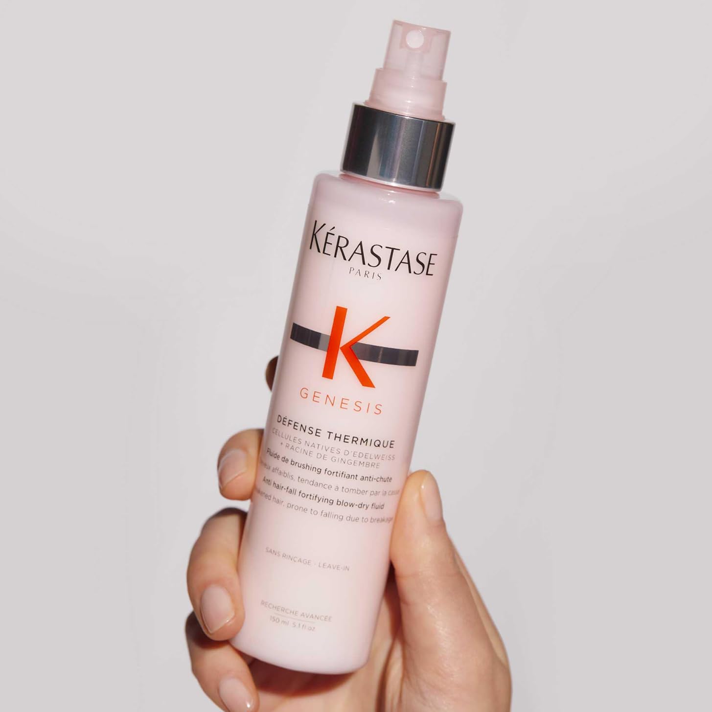 Kérastase, Genesis, Spray Fortificante, Trattamento Termoprotettivo per lo Styling, Anti-Caduta, Per Capelli Fragili, Thermo-Protecteur, 150 ml