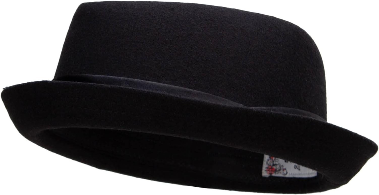 Wool Upbrim Pork Pie Fedora