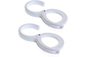 2 pcs Multi-function Enhanced Rod Hooks: The Perfect Solution for Organizing Your Home