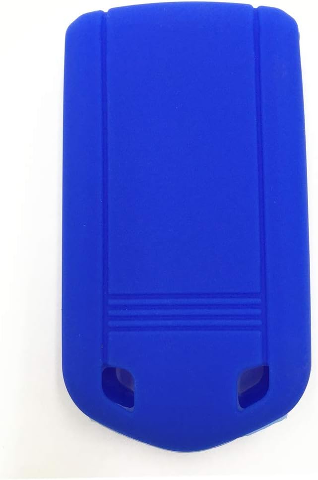 Ezzy Auto Black and Blue Silicone Rubber Key Fob Case Key Covers Key Jacket Skin Protectors fit for Acura ILX RDX TL ZDX