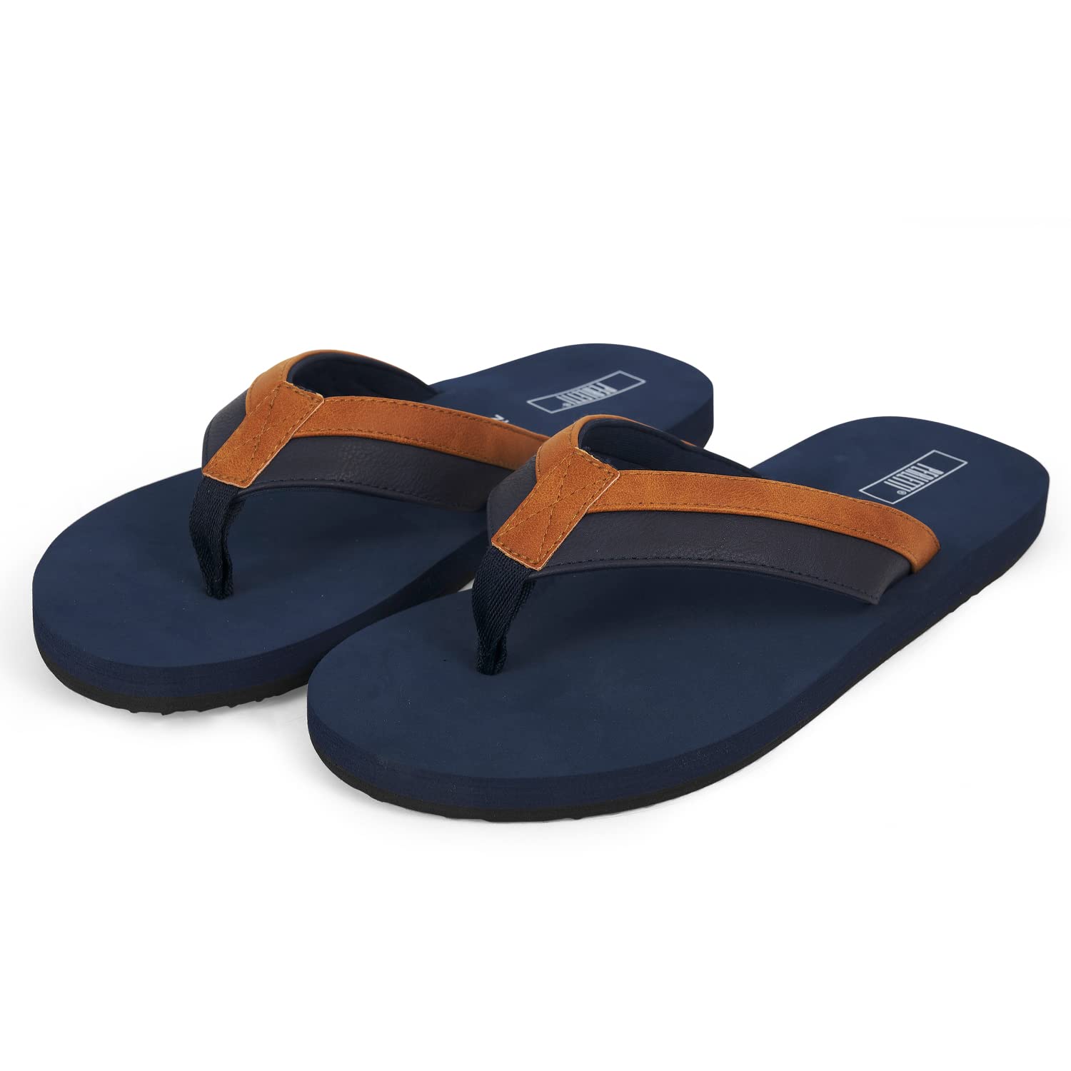 PERLETTI Chanclas Hombre Comodas Playa Piscina para Caminar - Sandalias Hombre Verano Primavera Flip Flops Ligeras - Zapatillas de Estar por Casa Hombres Chicos con Suela Antideslizante