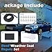 Kefly Roof Weather Seal Repair Set Compatible with 2004-2015 Mini Cooper R52 R57, Replacement 51137123437 51137123438 54342758117 54342758118 54347375319 54347375320