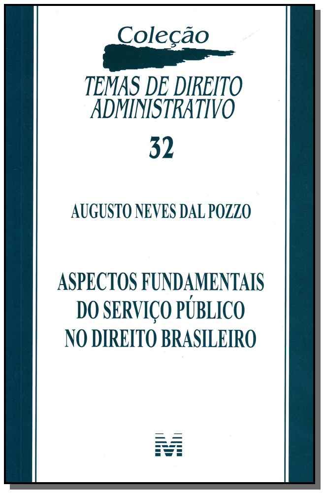 Capa de Aspectos fundamentais do serviço público no direito brasileiro - 1 ed./2012
