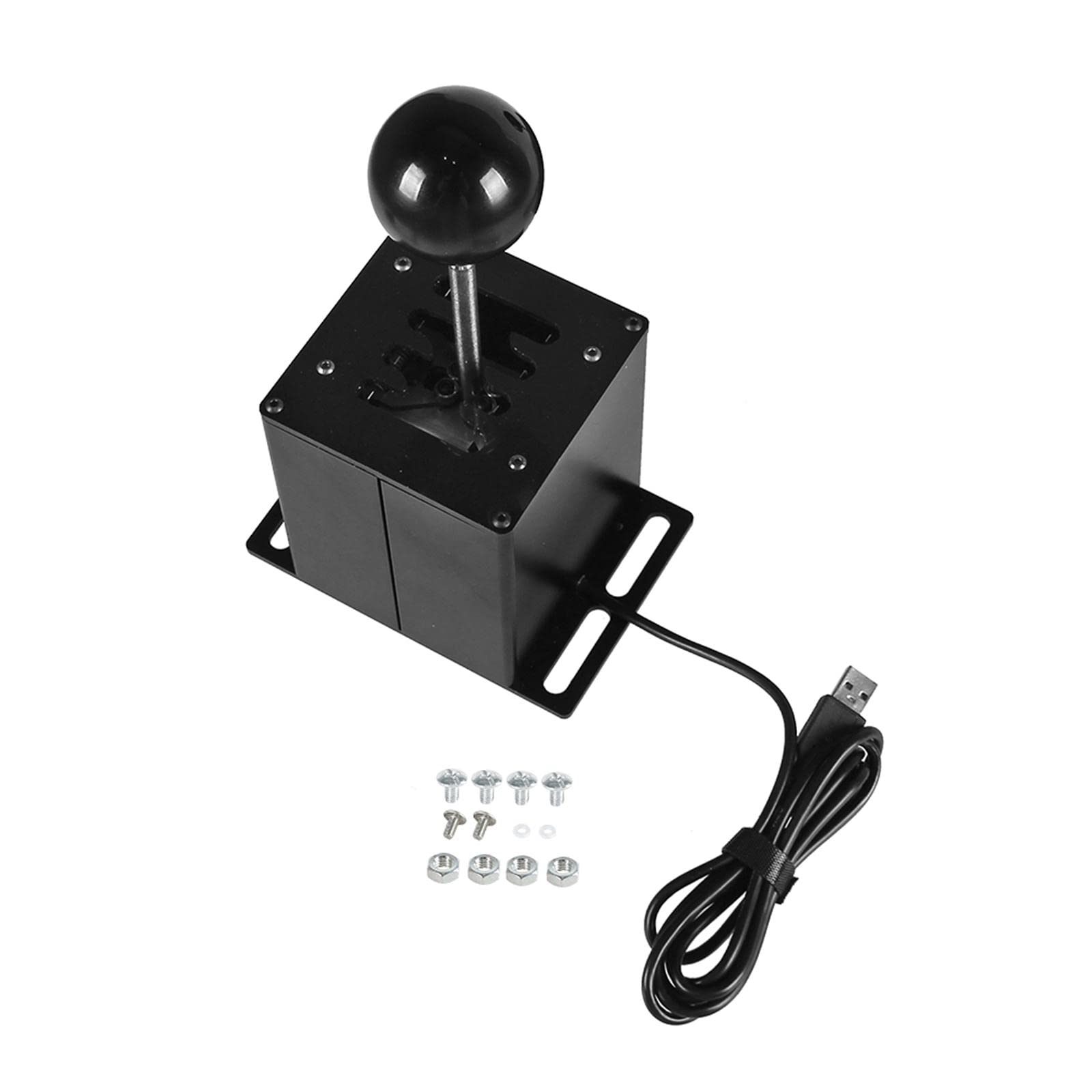 ATORSE Pc USB Simulator Shifter Fit for Logitech G29 G27 G25 G920 for Dirt for ETS 7 Gear and R Gear-image-40