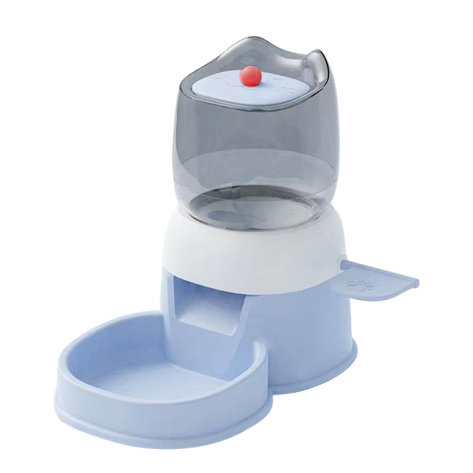 Ciotola per l'alimentazione con capacità di 1 giorno di stoccaggio base antiscivolo accessorio per animali domestici attivazione automatica del piede