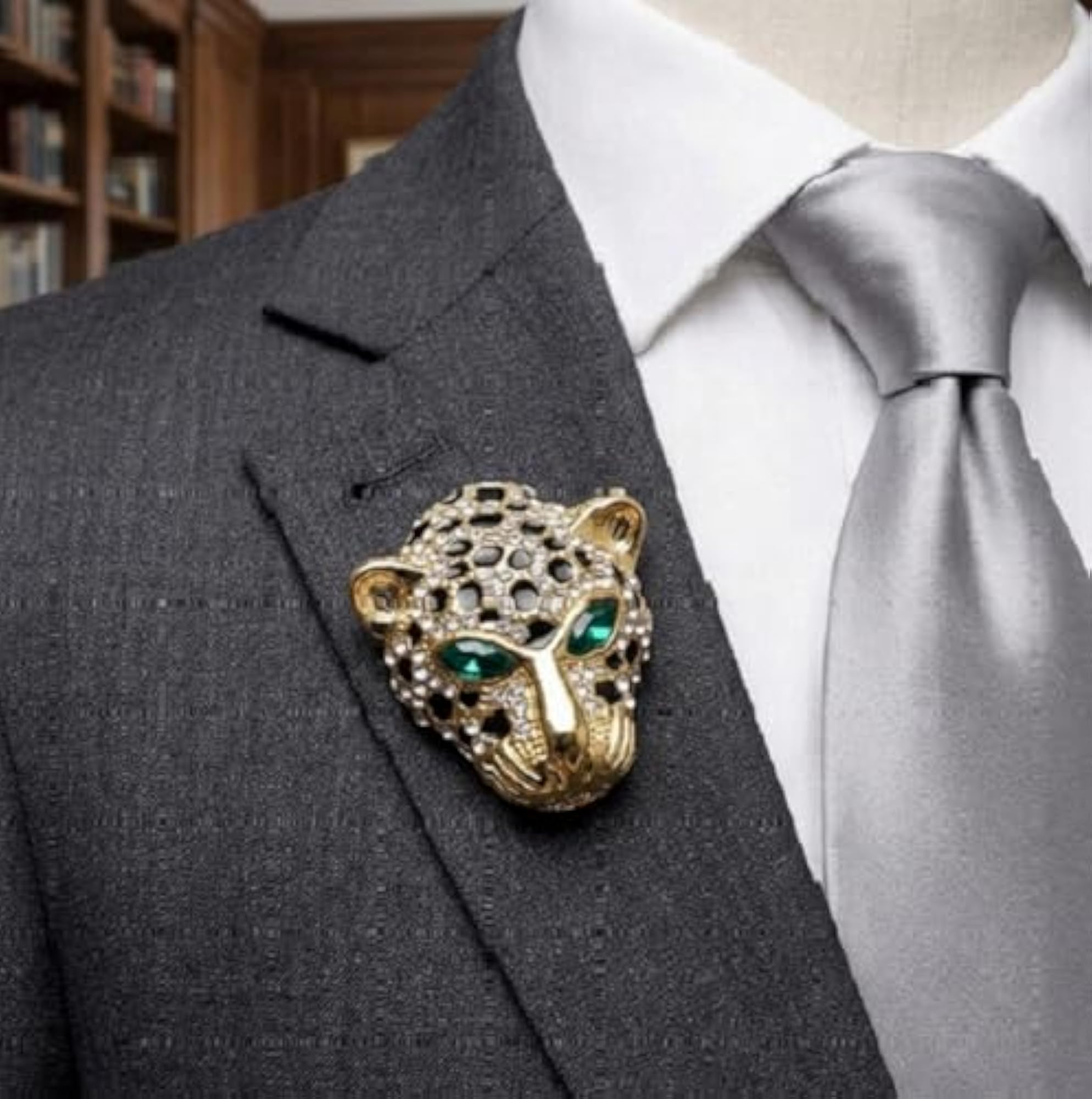 Pack of 2 Stone Studded Brooch Combo