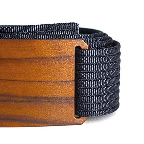 GRIP6 Olive Craftsman Belt: Durable Belts for Men & Women No-Hole, Nylon Tactical Belt for Work, Golf, Casual & Outdoor Use 5