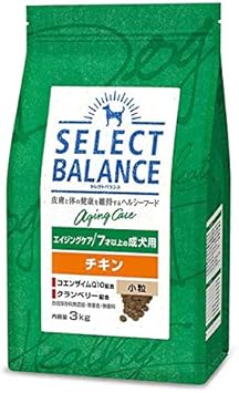 Amazon Co Jp セレクトバランス シニア 高齢犬用 チキン 小粒 3kg ペット用品