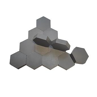 Hot Pressed Hexagonal Boron Carbide Ceramic Sheet B4C Ceramic Plate for Experimental Use in Scientific Research Institutes 2, 30mm * 7mm
