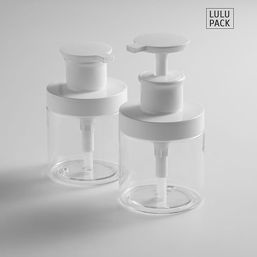 Miniatura 8 de Dispensador de botellas con bomba para jabón contenedor de champú de 8 onzas para acondicionador de viaje, tarro recargable para loción de manos y