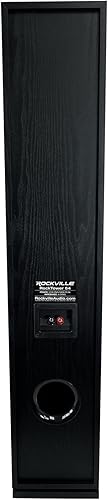 Miniatura 7 de Rockville (1) RockTower 64B Altavoz de torre de audio doméstico negro pasivo 4 ohmios