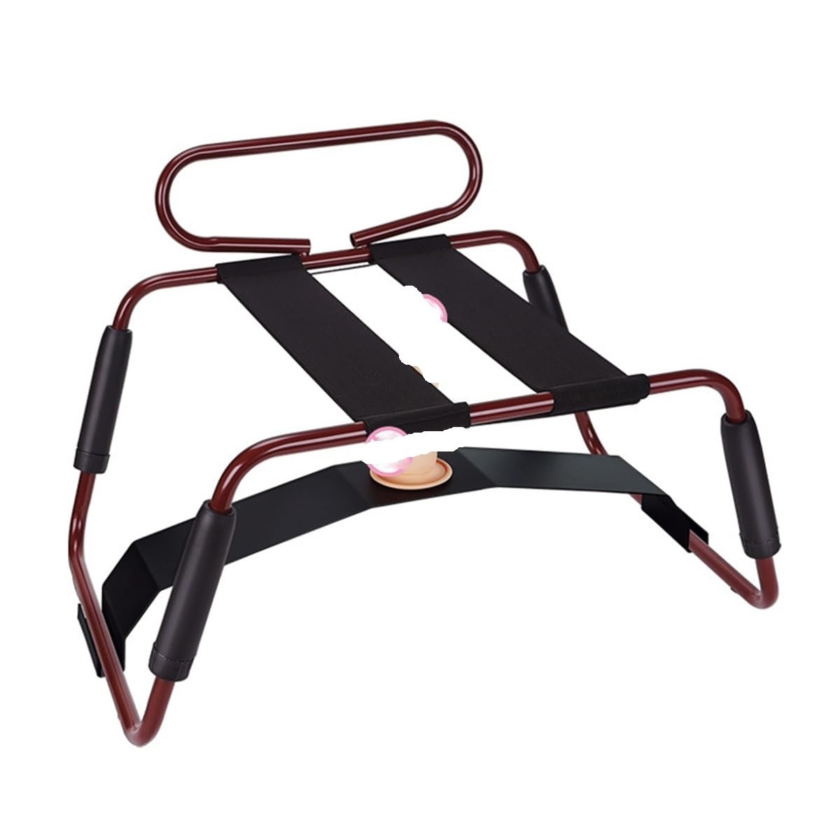 Chaise sexuelle multifonction, banc rehausseur de position sexuelle, jouet de nouveauté sexuelle BDSM pour jeu adulte(Armrest version with size S dildo)