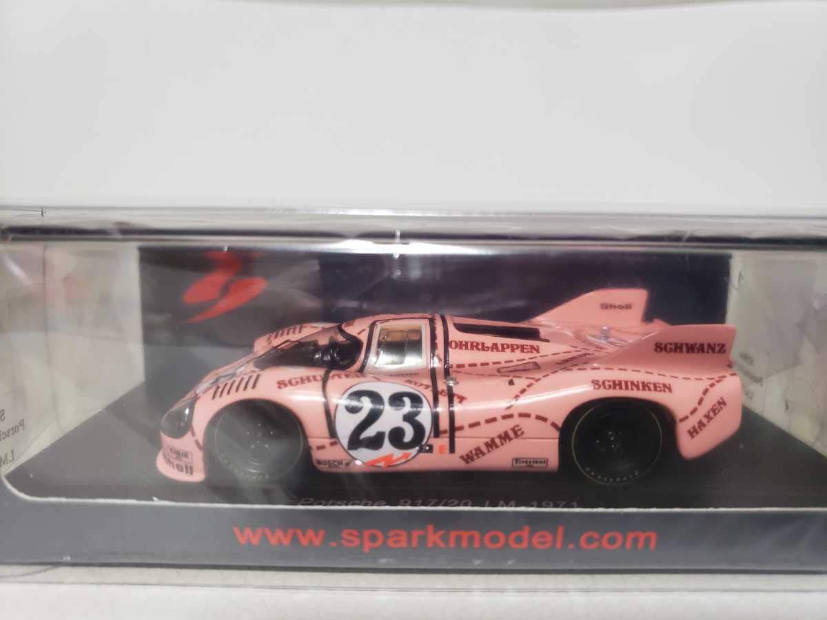 ミニカー 1/87 Spark Porsche 917/20 #23 LMP 1971 Amazon.co.jp: 1/43 Spark Minicar 917/20 Pink Pig Le Mans 1971 No